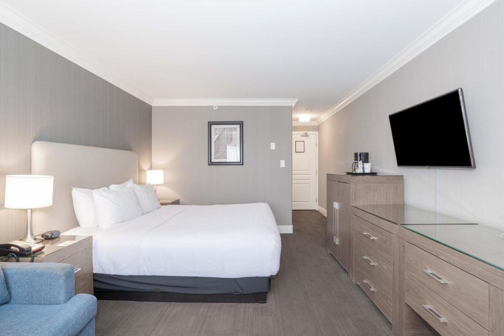 TV a/nebo společenská místnost v ubytování Sandman Hotel Langley