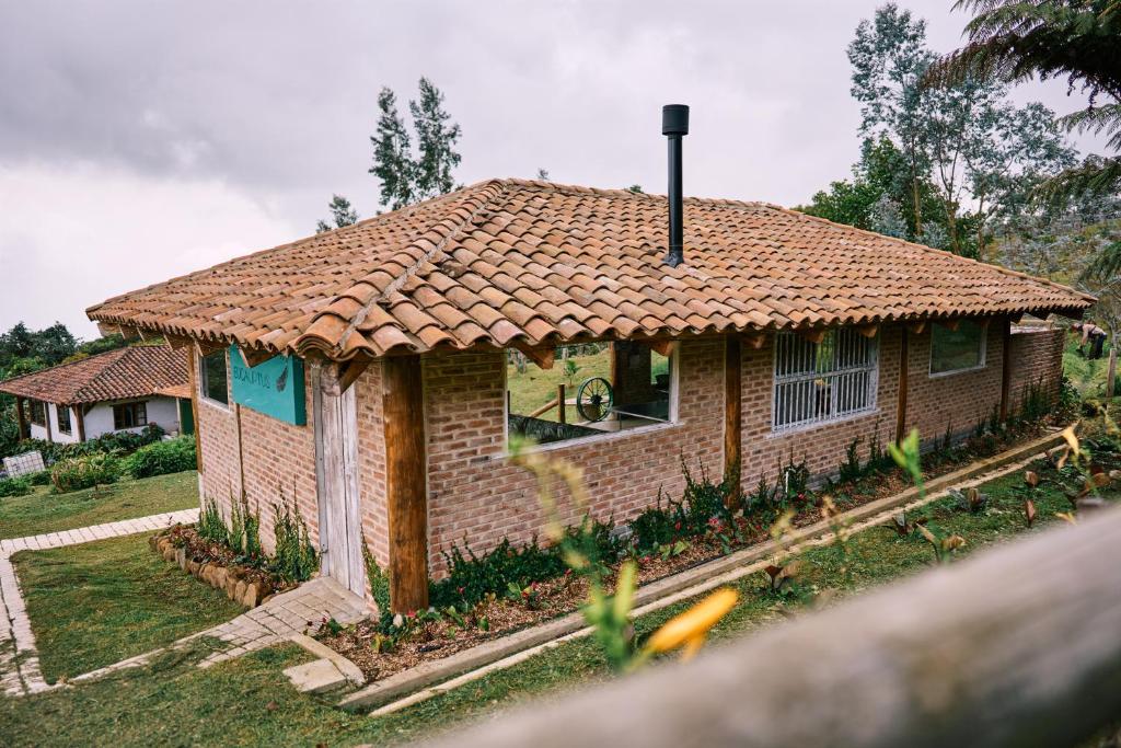 El edificio en el que está the country house