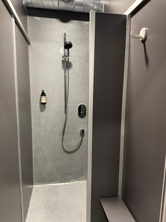 Koupelna v ubytování LindenGut Bio Hotel & Bio Herberge