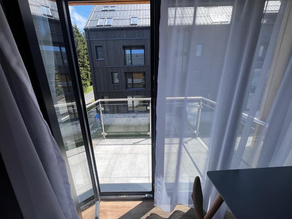 Balkón nebo terasa v ubytování Apartman 7 Plesivec