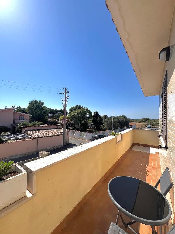Balkon lub taras w obiekcie SEA apartment