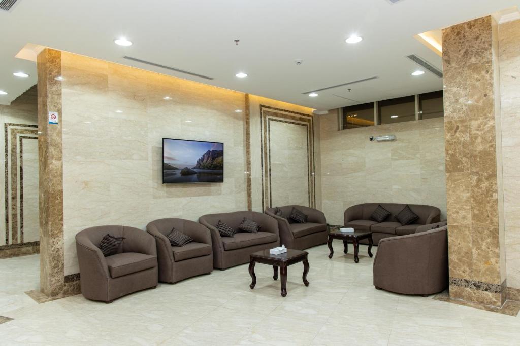 Posezení v ubytování Mahd Al Resala 3 Hotel - فندق مهد الرسالة 3
