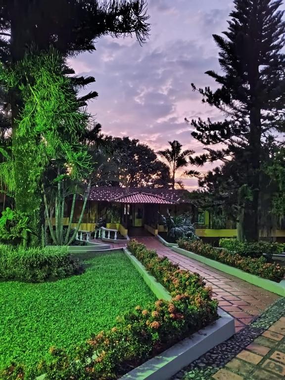 Zahrada ubytování Hotel Pueblito Cafetero