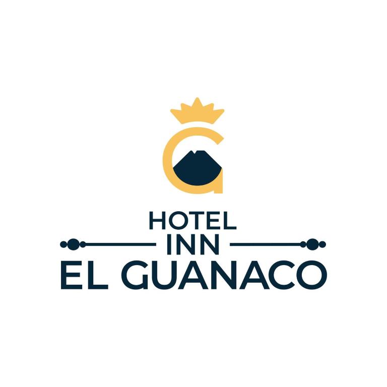Un logotipo para un hotel en El Guanacao. en Hotel Inn El Guanaco, en San Miguel