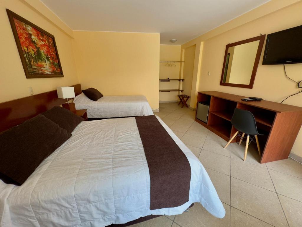 Rio Lindo Ecolodge - Drievoudige Kamer Met Uitzicht Op De Rivier