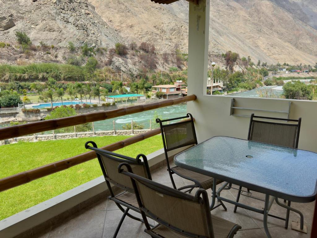 Rio Lindo Ecolodge - Viervoudige Kamer Met Uitzicht Op De Rivier