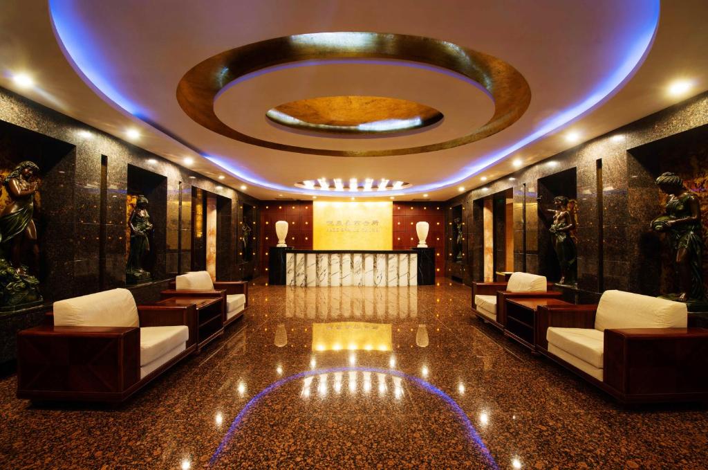 Posezení v ubytování Shanghai Yuehua Hotel