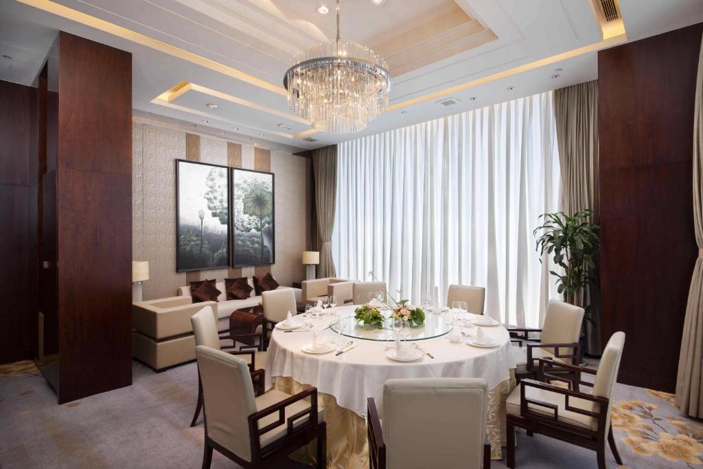 Posezení v ubytování Shanghai Yuehua Hotel