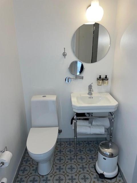 Koupelna v ubytování Plesners Badehotel