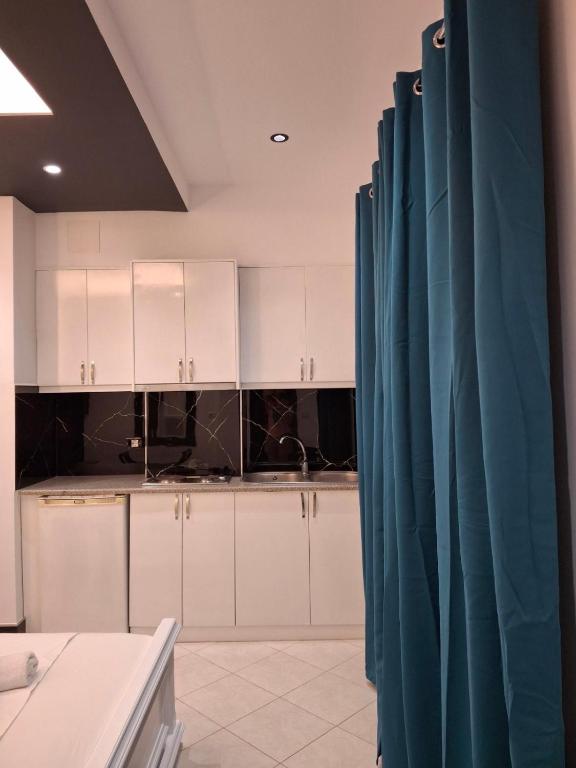 Kuchyň nebo kuchyňský kout v ubytování Villa Klea