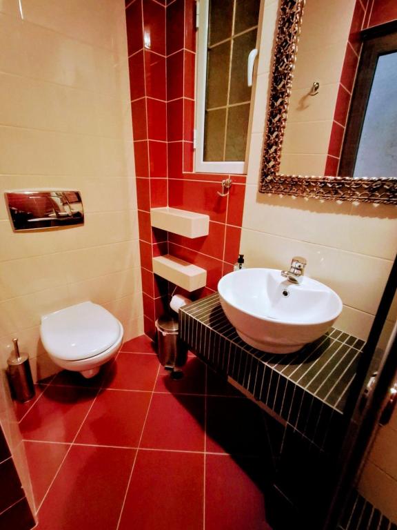 Koupelna v ubytování Villa Klea