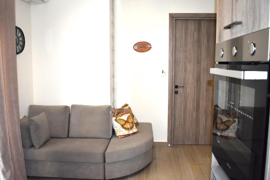 Posezení v ubytování Xanthi BnB3