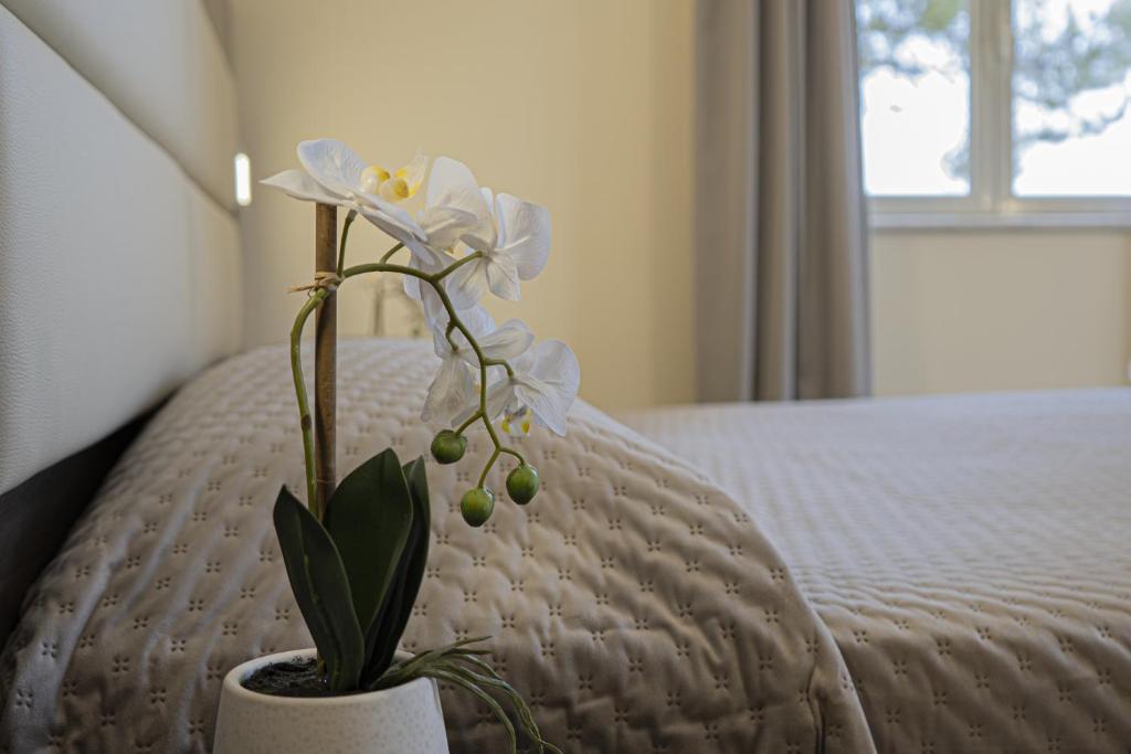 Кровать или кровати в номере Grande Albergo