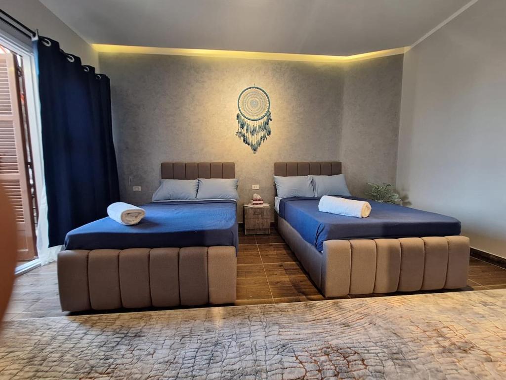 Posezení v ubytování downtown Family Suites