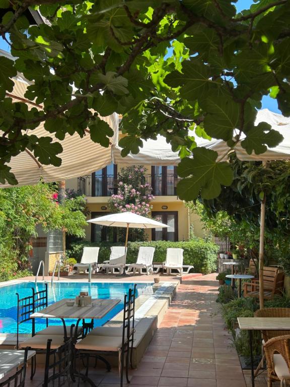 Bazén v ubytování Villa Danlin Hotel nebo v jeho okolí