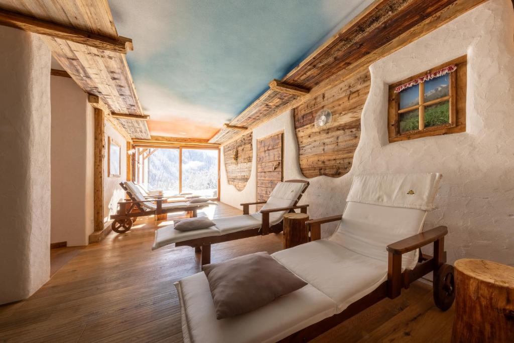 Posezení v ubytování Hotel Pension Odles