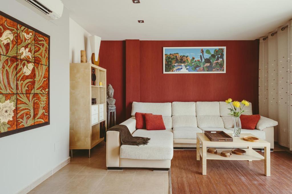 A seating area at El Gran Azul - Altea