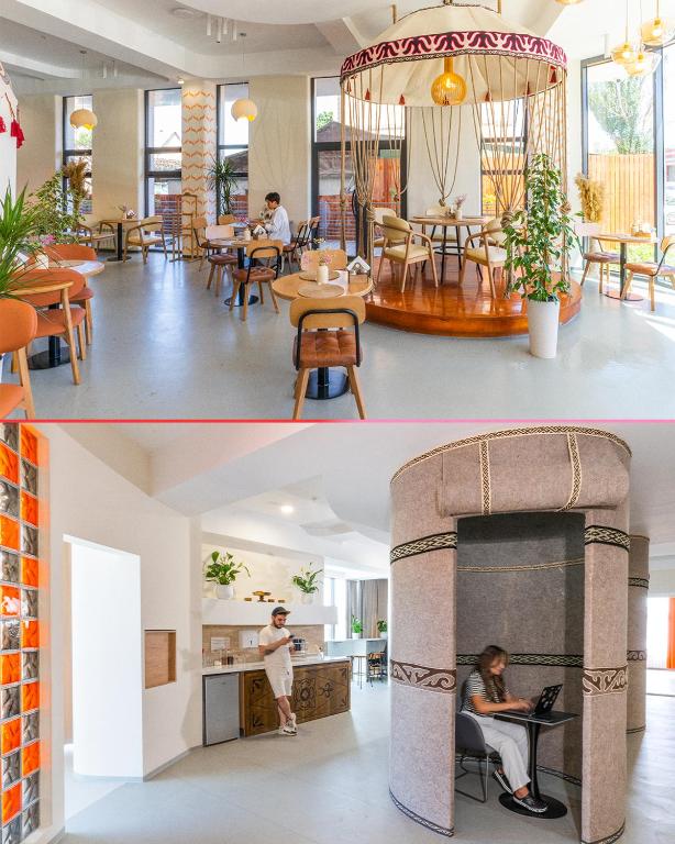 Restaurace v ubytování ololoYurt