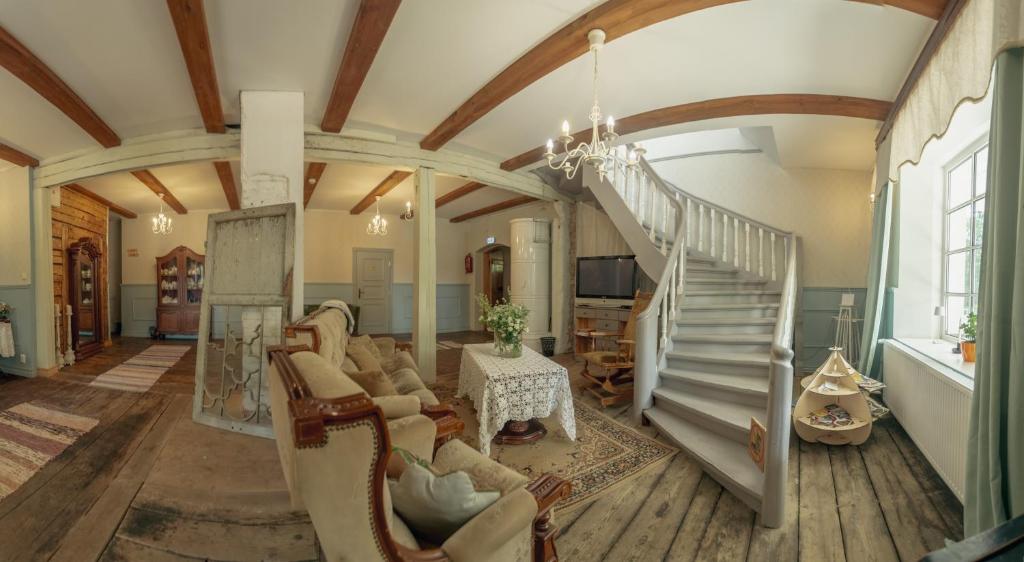 Istumisnurk majutusasutuses Guesthouse Kadrina Mõis