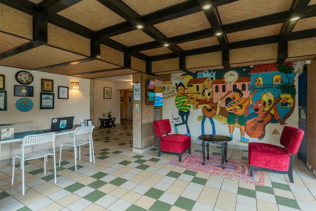 Posezení v ubytování TreeHouse Blue Hotel & Serviced Apartments