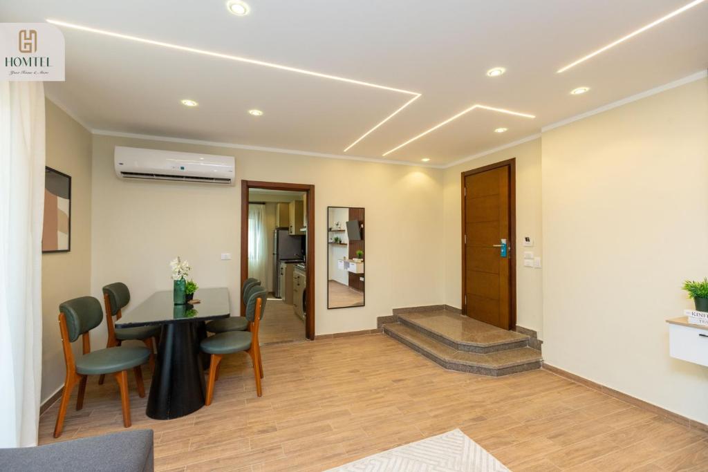 Posezení v ubytování Homtel Residence AUC