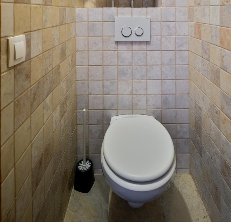 Koupelna v ubytování Rustic Downtown Apartment 106 m2