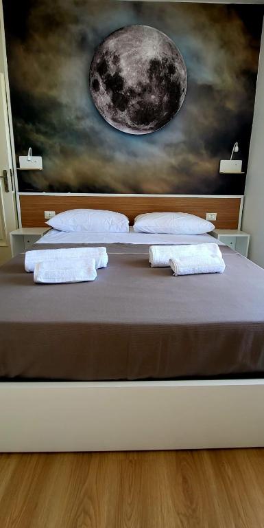 Postel nebo postele na pokoji v ubytování casa ortensia