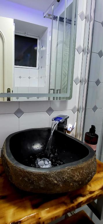 Koupelna v ubytování casa ortensia