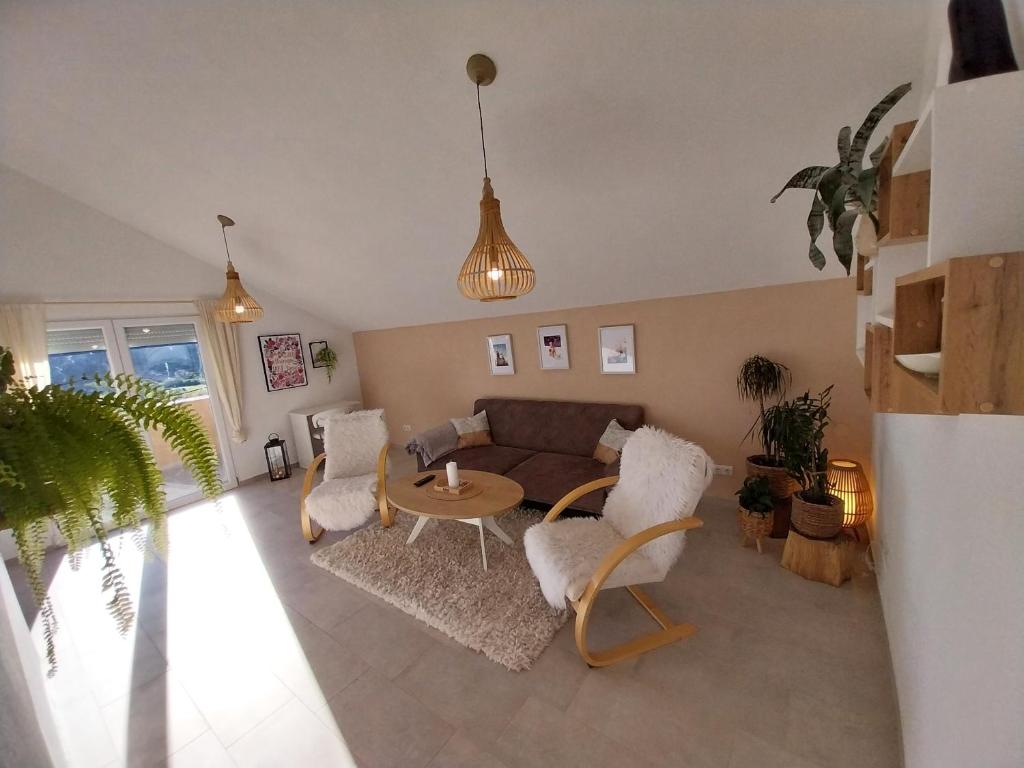 Posezení v ubytování Apartment Amaterasu