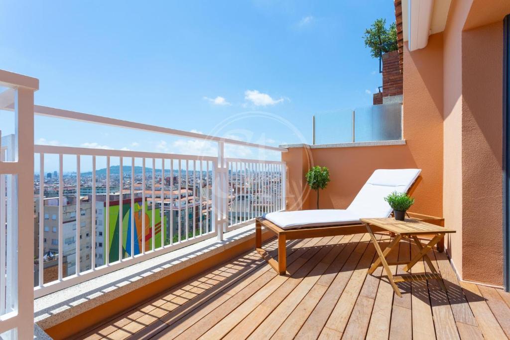 Maravilloso alojamiento con vistas a Barcelona