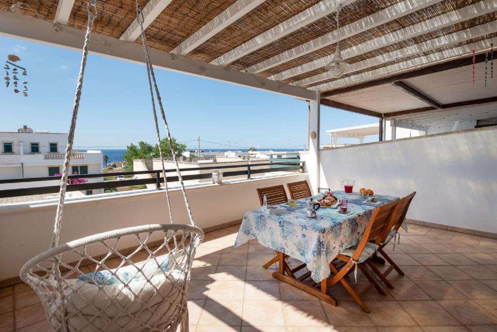 Balkón nebo terasa v ubytování Casa Vacanze Orlando - Con Veranda Vista Mare a 200M dal Mare