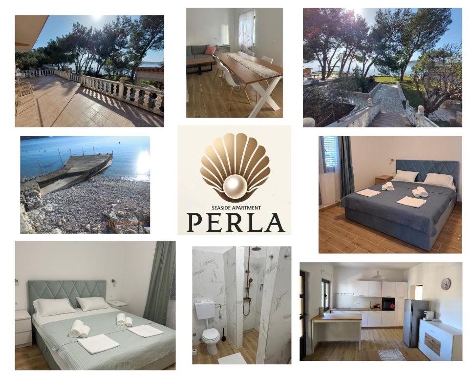 Postel nebo postele na pokoji v ubytování Seaside PERLA Apartment
