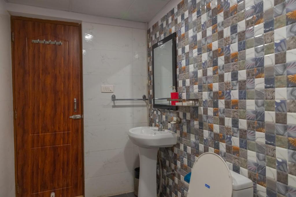 Koupelna v ubytování Hotel Sethi Legacy