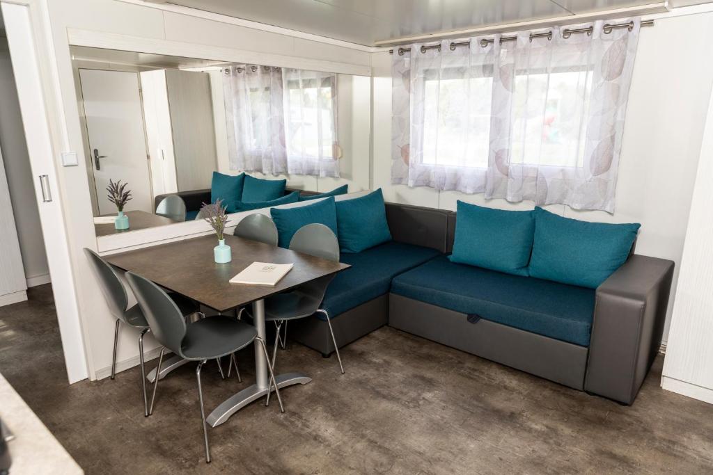 Posezení v ubytování Vulkán Wellness Hotel & Camping