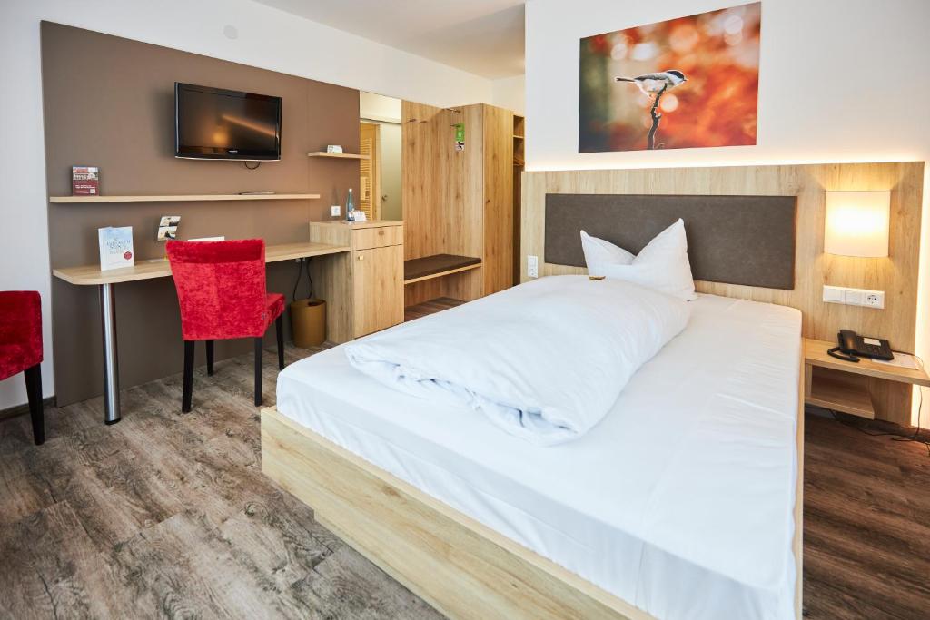 Flair Hotel Gasthof zum Hirsch - Chambre Simple - Maison D'Hôtes