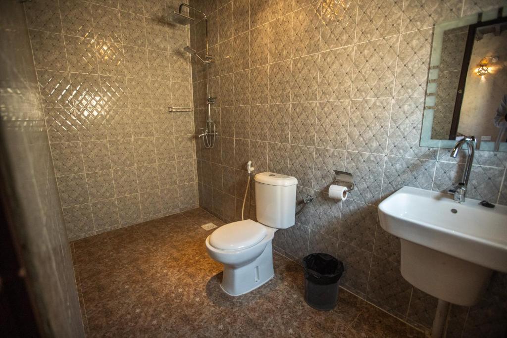 Koupelna v ubytování Canyon Rest House Jabal Shams