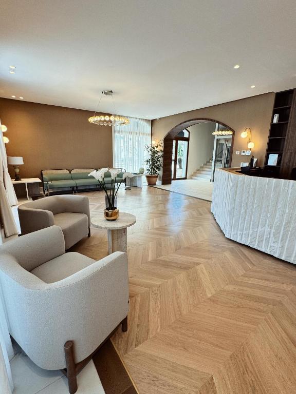 Posezení v ubytování Hotel Pine
