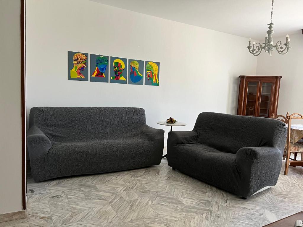 Posezení v ubytování B&B Valentina