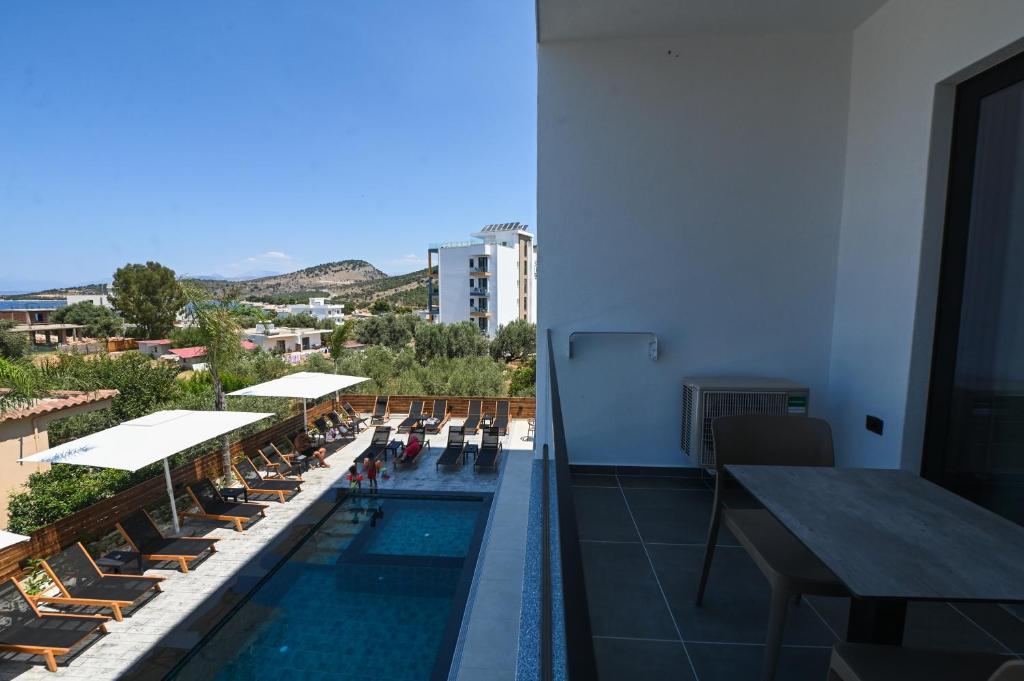 Bazén v ubytování Monun Hotel nebo v jeho okolí
