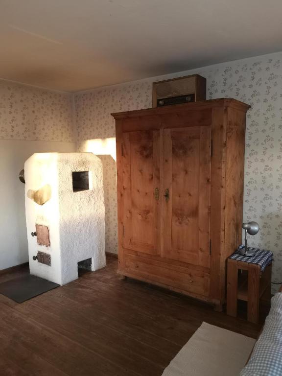 Postel nebo postele na pokoji v ubytování Adlerhütte