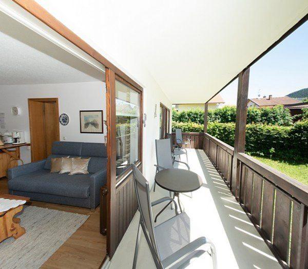 Χώρος καθιστικού στο Ferienwohnung Promenadenweg Nesselwang 12-1