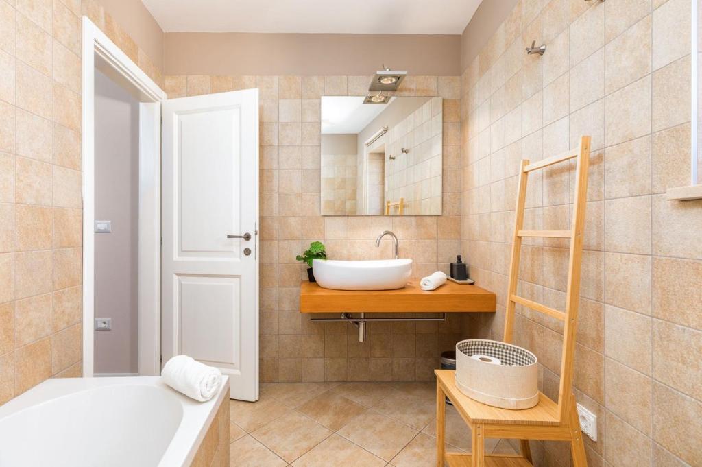 Koupelna v ubytování Villa Vira