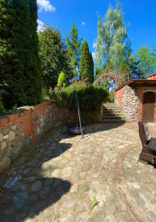 Vonkajšia záhrada v ubytovaní AquaHouse Zamkowe