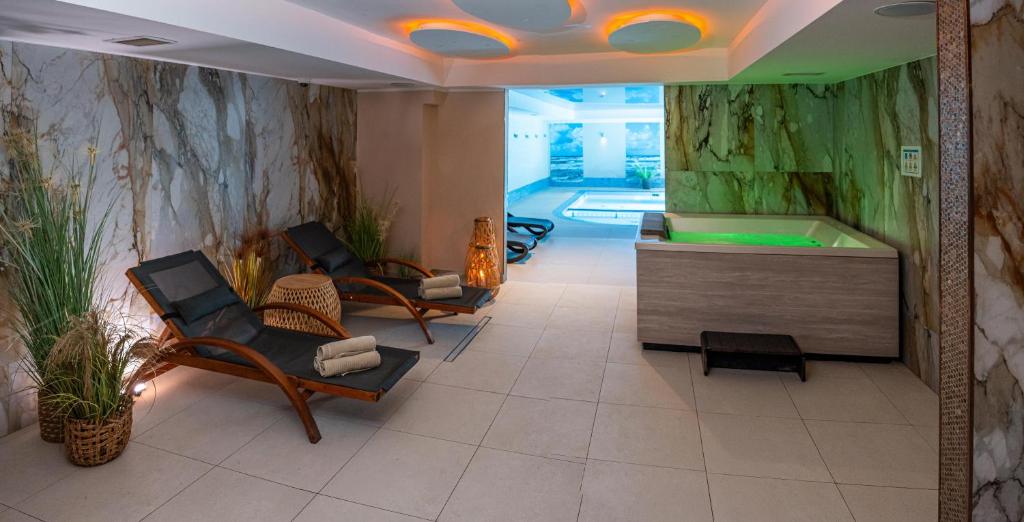 Posezení v ubytování Hotel Szafir