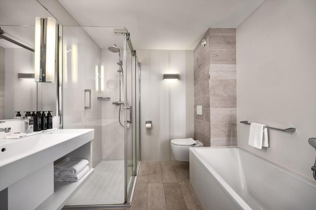 Koupelna v ubytování WestCord Hotel Schylge