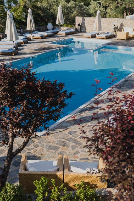 Bazén v ubytování Aegean Suites, Santikos Collection nebo v jeho okolí