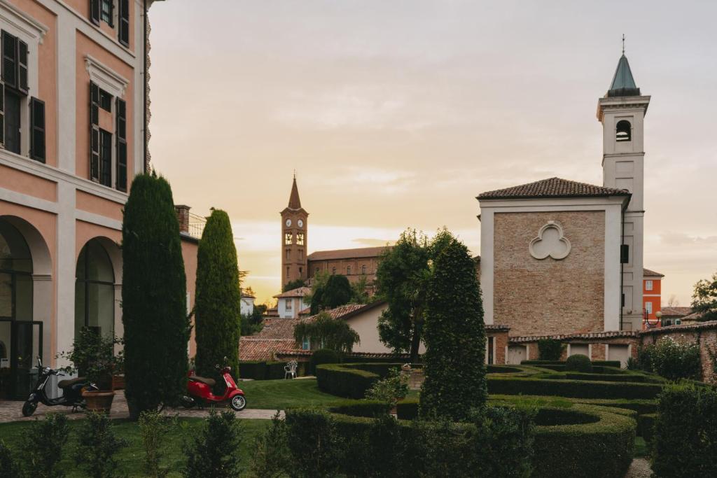 Zahrada ubytování Sunstar Hotel Piemont Castello di Villa