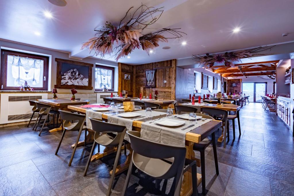 Restaurace v ubytování Monte Emilius