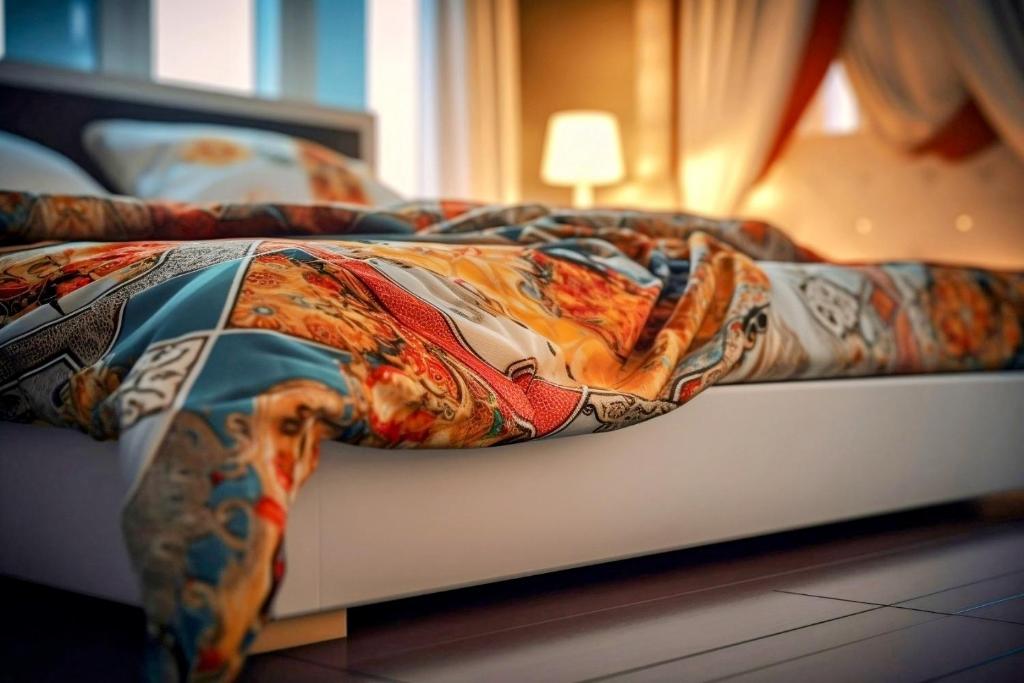 Postel nebo postele na pokoji v ubytování Master bedroom with ensuite