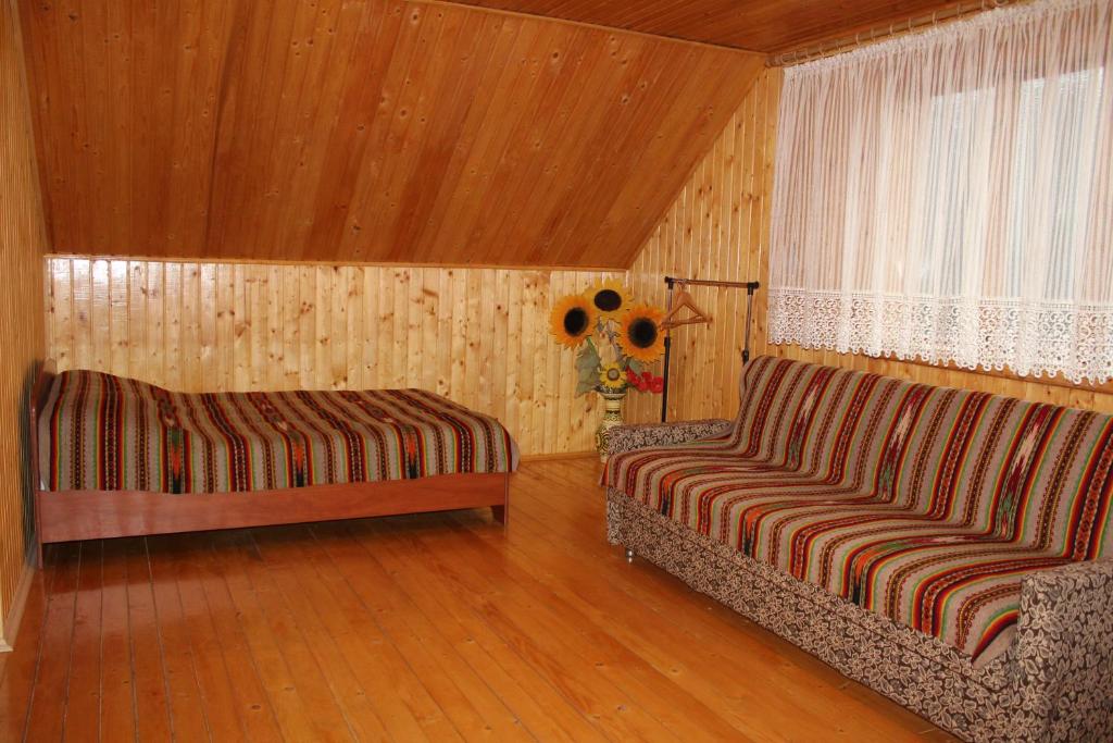 Posezení v ubytování Guest House Kaspiy